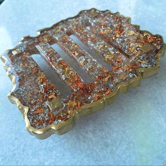 Handmade Resin Coaster Holder (coasters not included)✨ - Picture 2 of 4